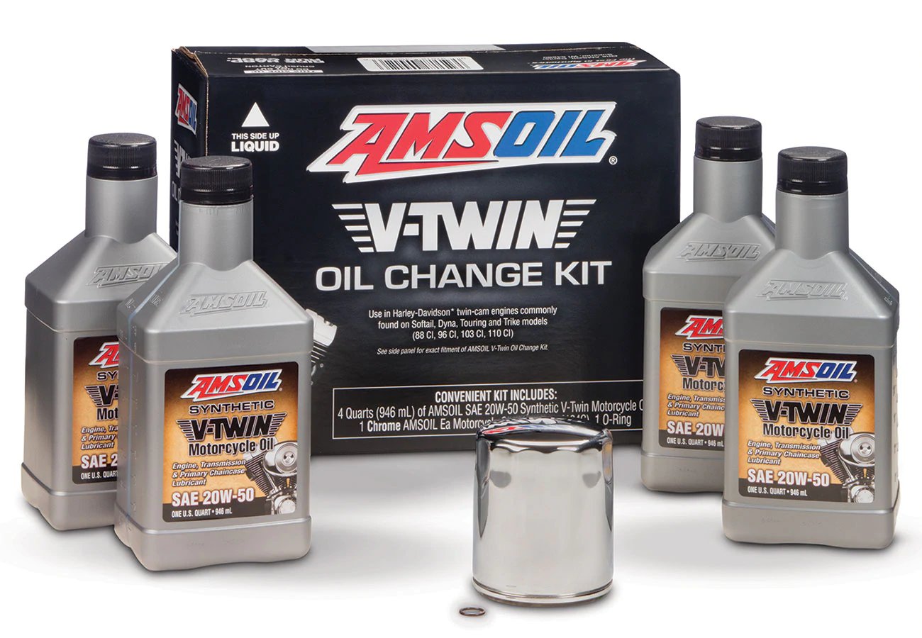 AMSOIL 20W-50 V-Twin Motorcycle Oil