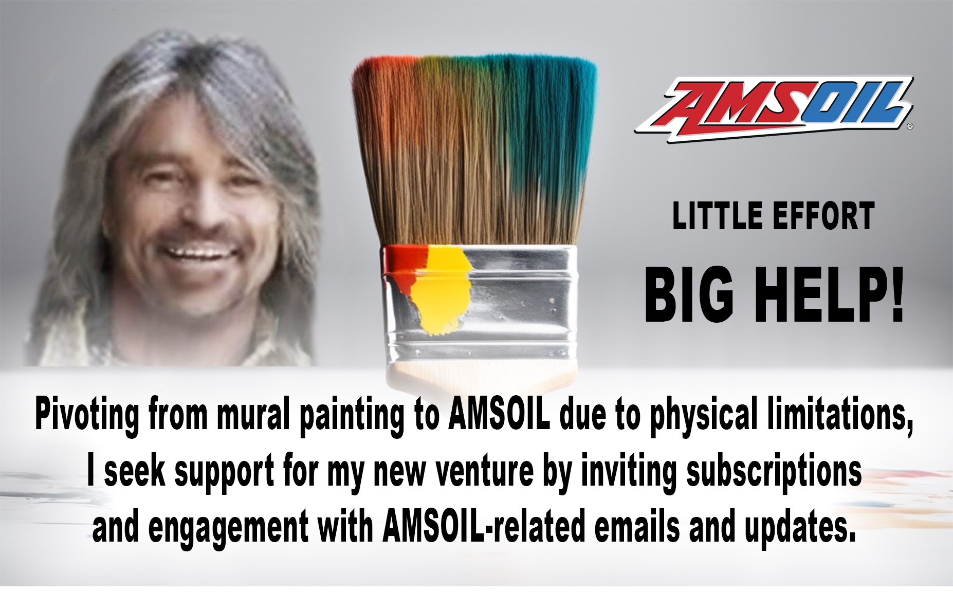 MURAL PAINTER TO AMSOIL DEALER.