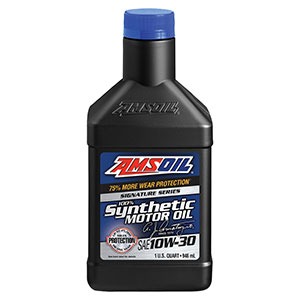 AMSOIL Signature Series 10W-30 Synthetic Motor Oil Engineered for enthusiasts seeking maximum protection and performance. Precision-formulated with cutting-edge technology and a longstanding devotion to making the world’s best motor oil. The result: engine protection that blows the doors off the highest industry standards.