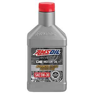 one quart bottle of AMSOIL OE 5W-30 100% SYNTHETIC MOTOR OIL